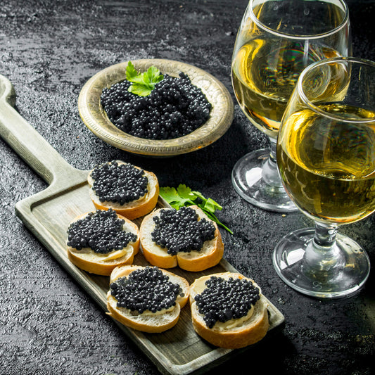 Russian Osetra Sturgeon Black Caviar - Premium Wild Sturgeon Roe