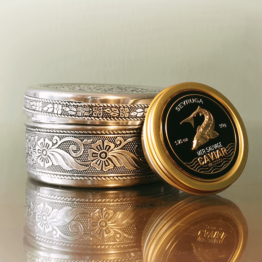 Sevruga Black Caviar - Premium Wild Sturgeon Roe