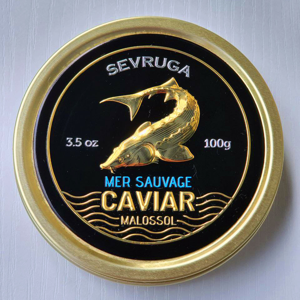 Sevruga Black Caviar - Premium Wild Sturgeon Roe