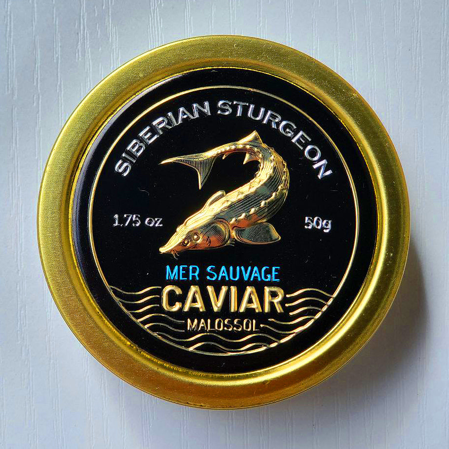 Siberian Sturgeon Black Caviar - Premium Wild Sturgeon Roe