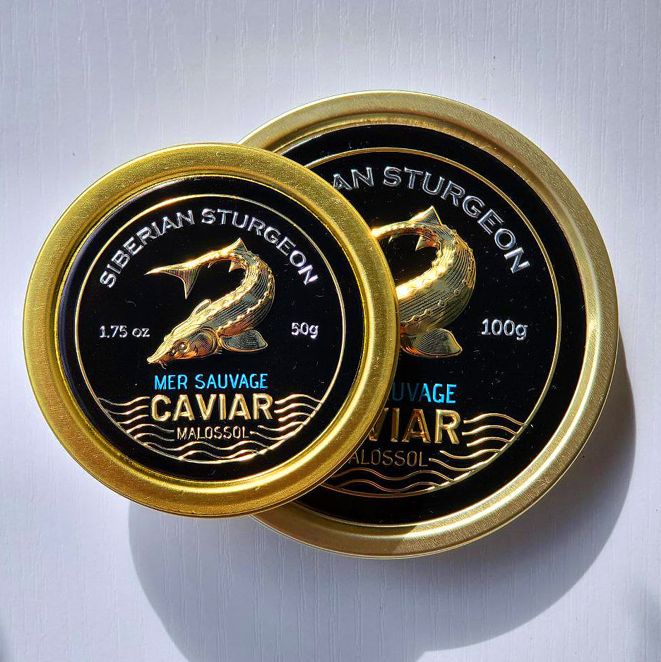 Siberian Sturgeon Black Caviar - Premium Wild Sturgeon Roe