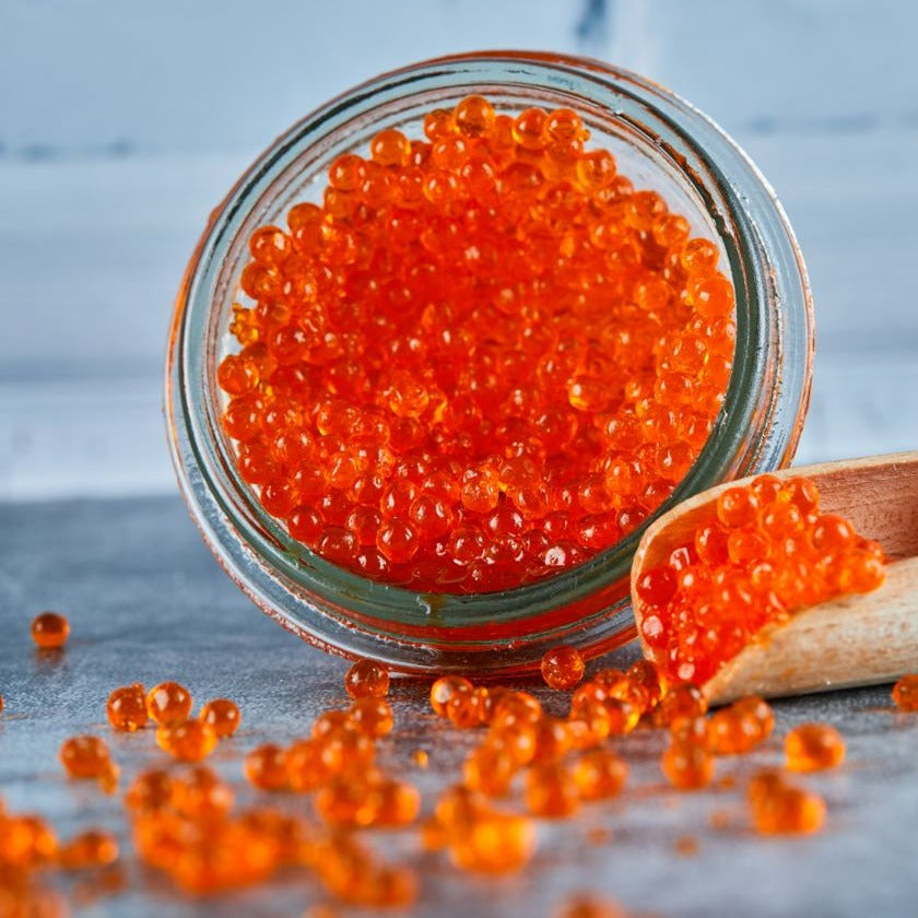 Chum Salmon Red Caviar 2.2 lbs - Highest Grade Wild Chum Salmon Roe 2.2 lbs