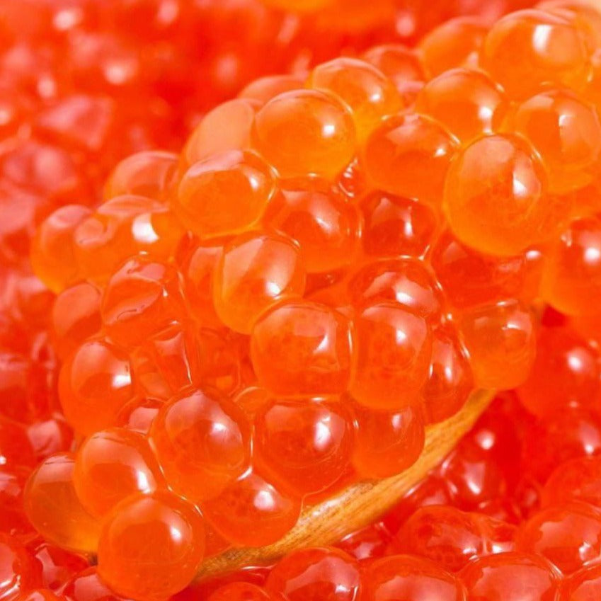 King Salmon Red Caviar 2.2 lbs - Highest Grade Wild King Salmon Roe 2.2 lbs