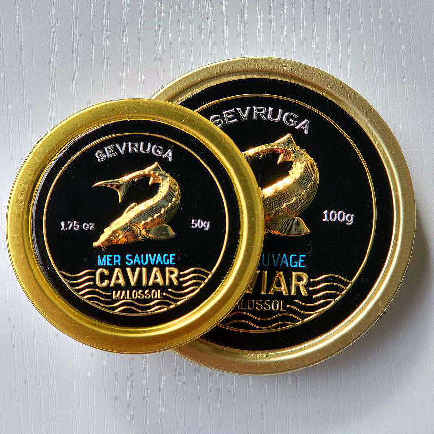 Sevruga Black Caviar - Premium Wild Sturgeon Roe