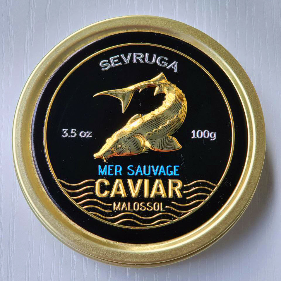 Sevruga Black Caviar - Premium Wild Sturgeon Roe – Fish & More